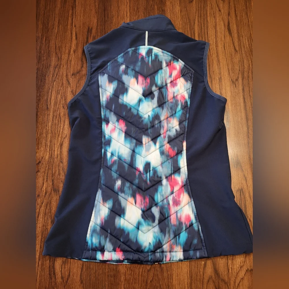 Eddie Bauer Women's Colorful Lightweight Insulated Full Zip Puff Vest Size Small